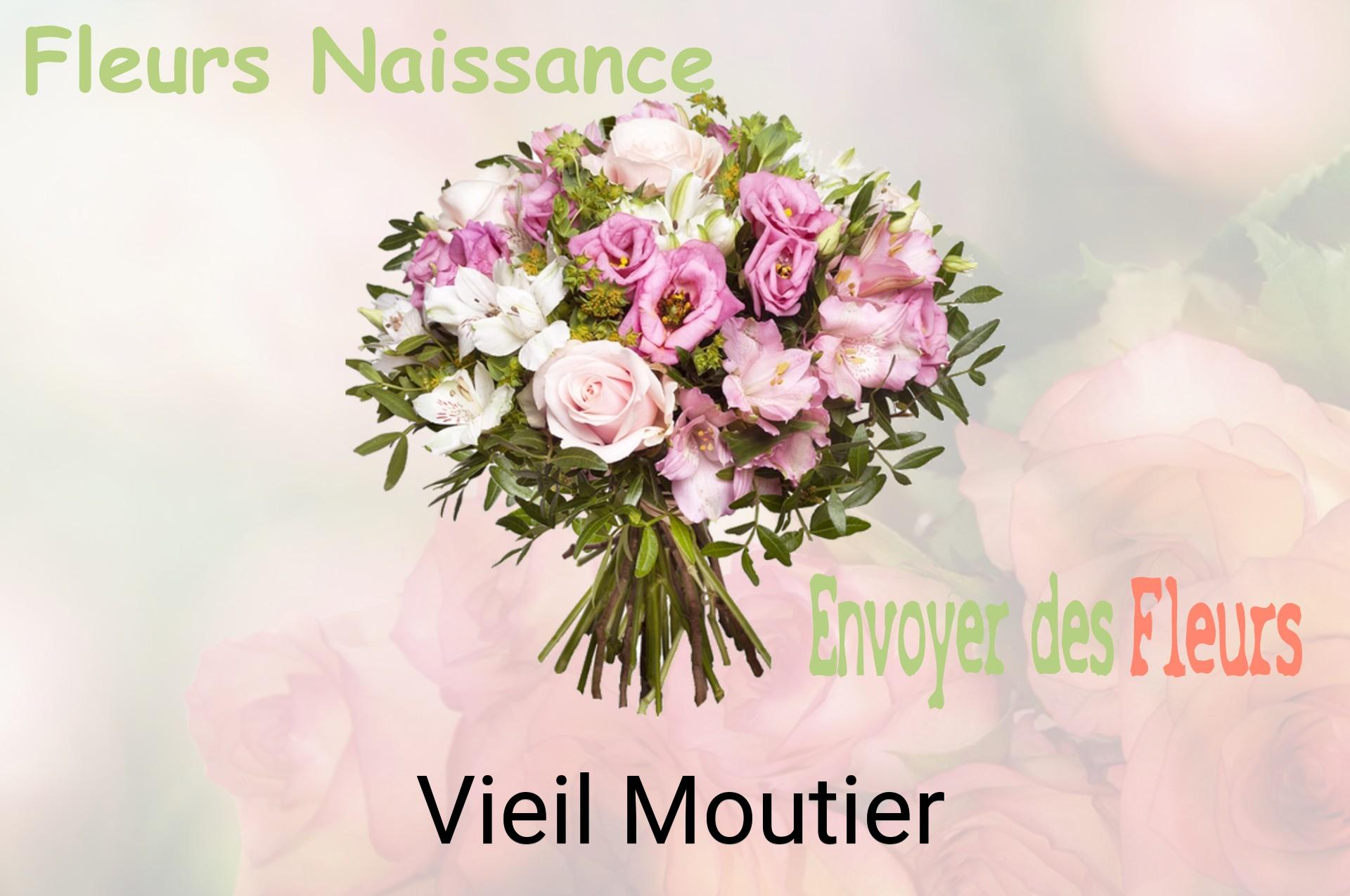 Bouquet de fleurs de naissance livré à Vieil-Moutier